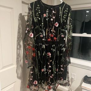 Black Floral Dress
